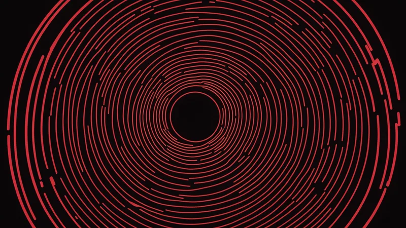Abstract digital fingerprint concept representing behavioral identity profiling
